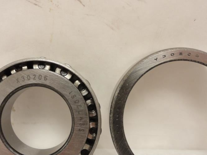 Timken 30206-92KA1; Tapered Roller Cone & Cup; 30mm ID