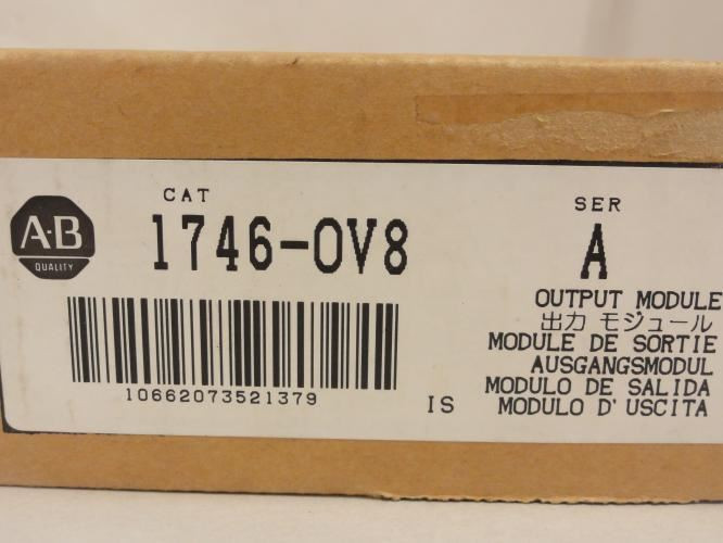 Allen-Bradley 1746-OV8; DC Output Module; 8-Ch; 10~50VDC Out