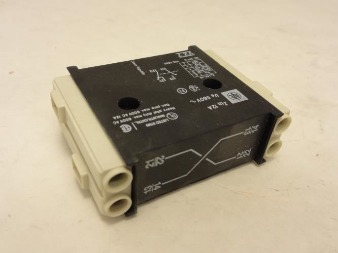 Telemecanique VZ7 055196; Auxiliary Contact; 660VAC; 12A