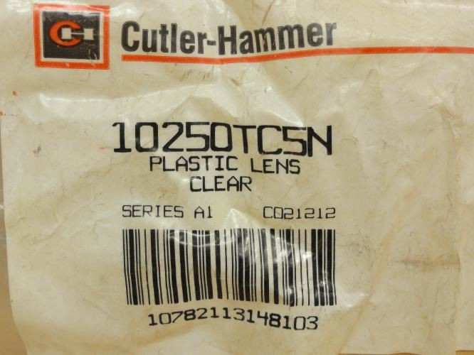 Cutler-Hammer 10250TC5N; Indicator Light Lens Cap; Clear