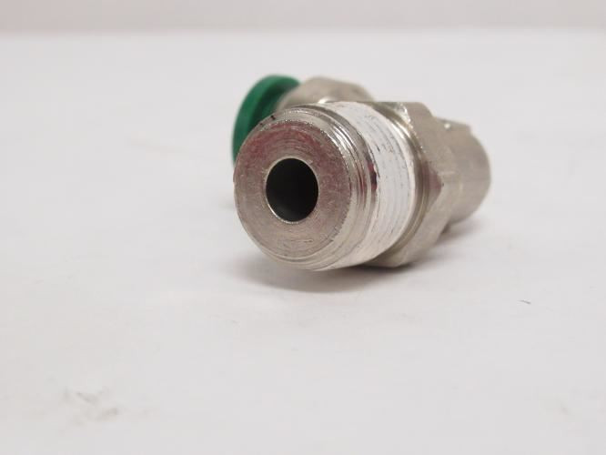 Parker W169PLP-6-6; Brass Swivel Elbow; 90Deg; 3/8"PTC x 3/8NPT