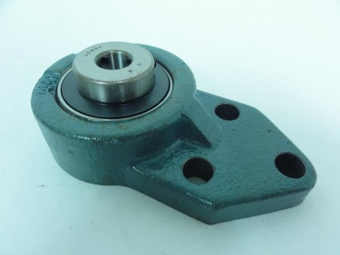 NTN UCFH201-12MM; Flanged Bracket Bearing; 3-Bolt; 12mm ID