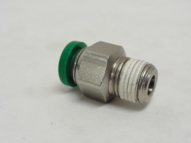 Parker W68PLP-4-2; Lot-2 Brass Connectors; 1/4" PTC x 1/8MNPT