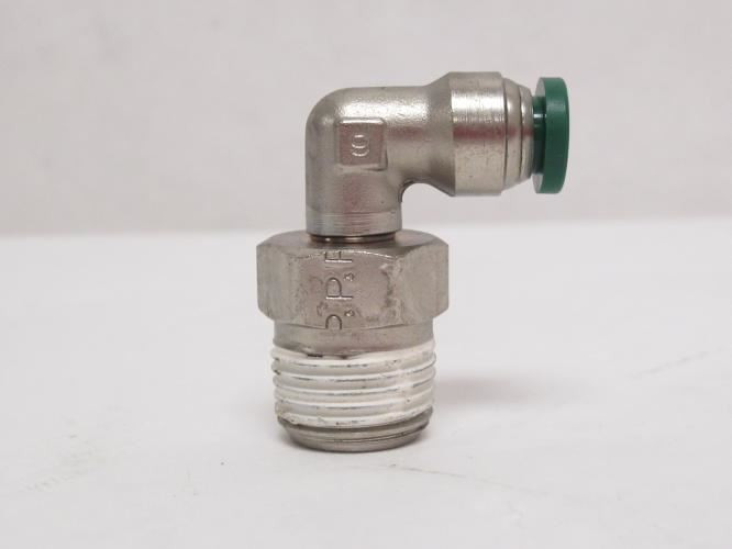 Parker W169PLP-4-6; Lot-2; Air Elbows; 90Deg; 1/4"PTC x 3/8NPT