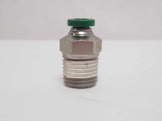 Parker W68PLP-3-4; Lot-2 Male Connectors; 3/16"PTC x 1/4NPT