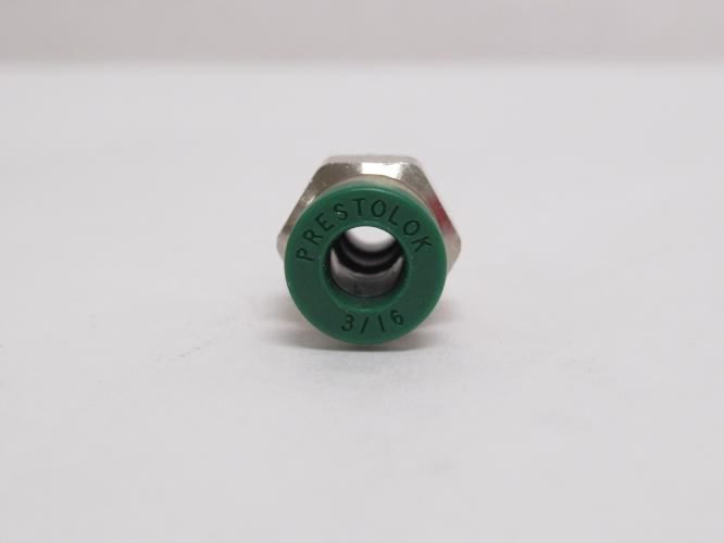 Parker W68PLP-3-2; Lot-2 Brass Connectors; 3/16" PTC x 1/8MNPT