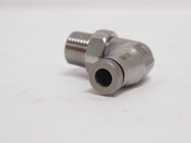 Parker 3889-04-11_; Lot-2 Elbows; SS-316; 5/32"PTC x 18NPT