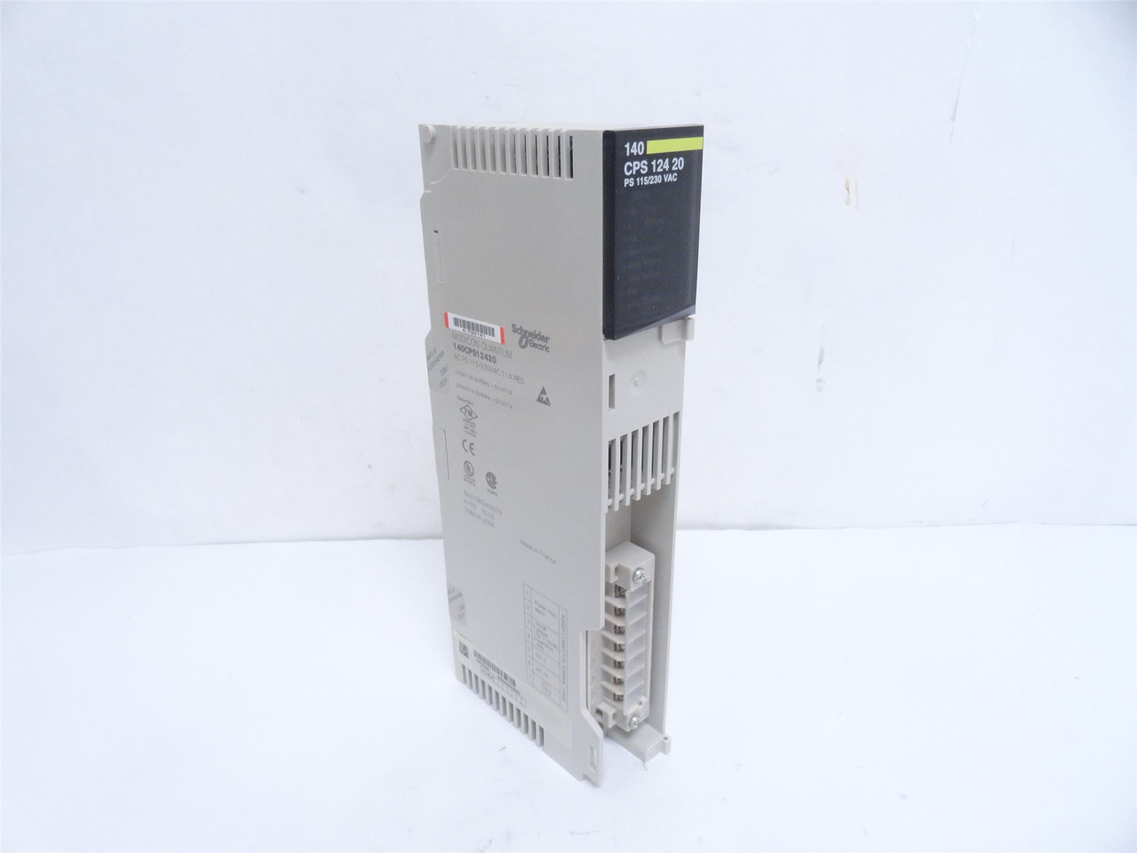 Schneider 140CPS12420; Modicon Quantum Power Supply; 115/230VAC
