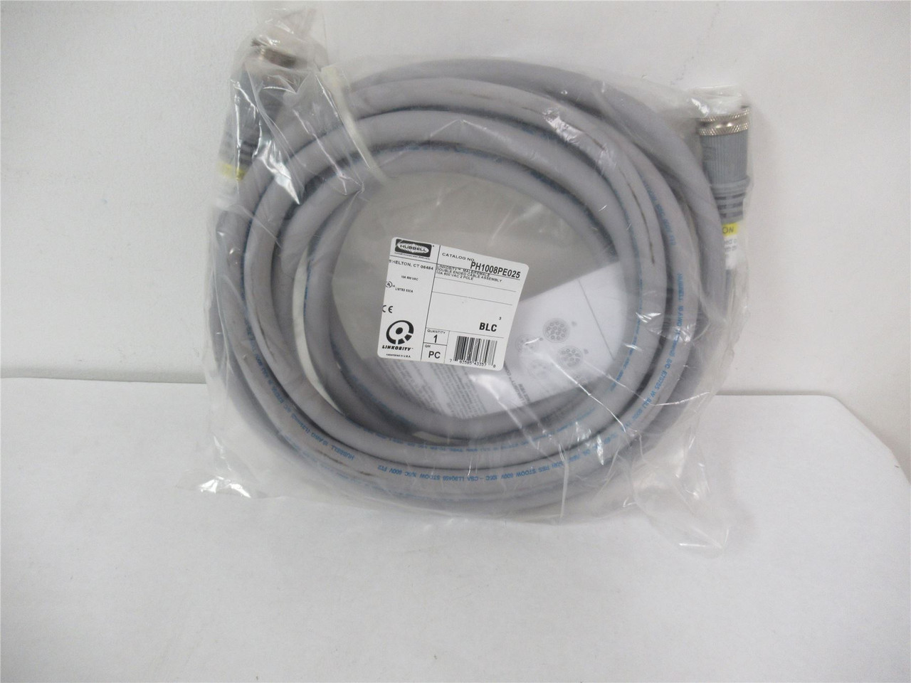Hubbell PH1008PE025; Linkosity Cable 10A 8P 25'