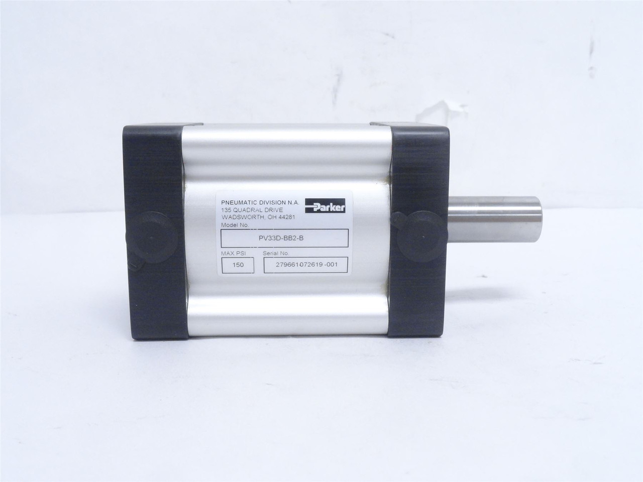 Parker PV33D-BB2-B; Rotary Actuator 280Deg Shaft 3/4"OD