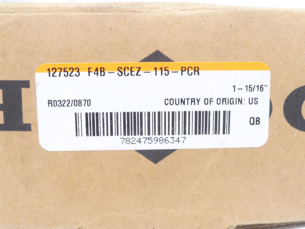 Dodge F4B-SCEZ-115-PCR; Flange Bearing 127523; 1-15/16