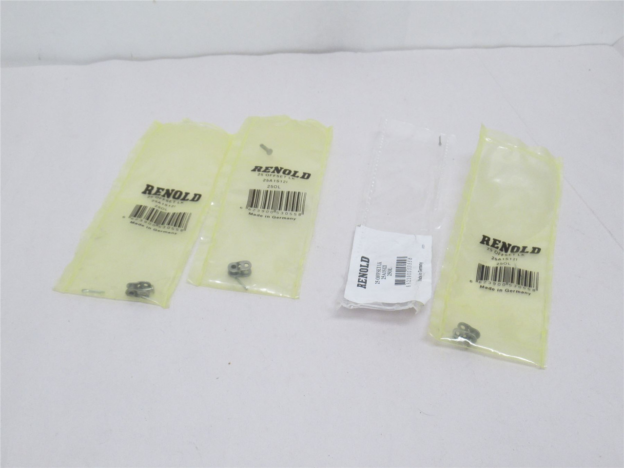 Renold 25A1S121; Lot-4 Connecting Links #25; Single Row