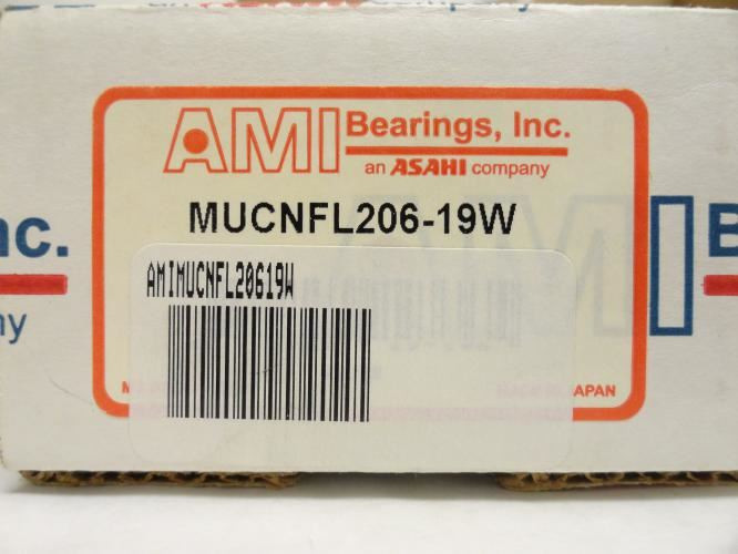 AMI MUCNFL206-19W; Flange Bearing; 1-3/16"ID; 2-Bolt