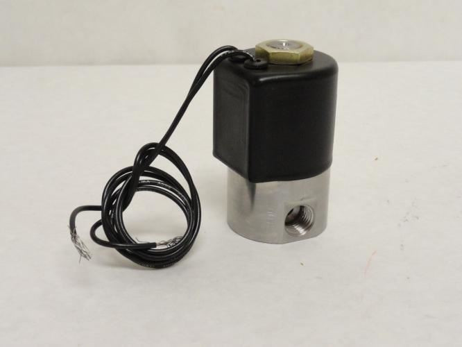 Gems 2016-1-C204; Solenoid Valve; SS; GP; 1/8NPT; 85PSI; 24VDC
