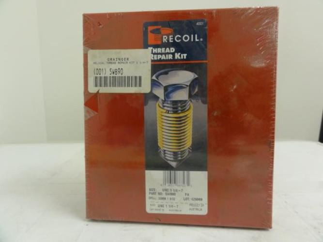 Recoil 33206; Helical Thread Repair Kit; UNC 1-1/4"-7; 5 Pcs