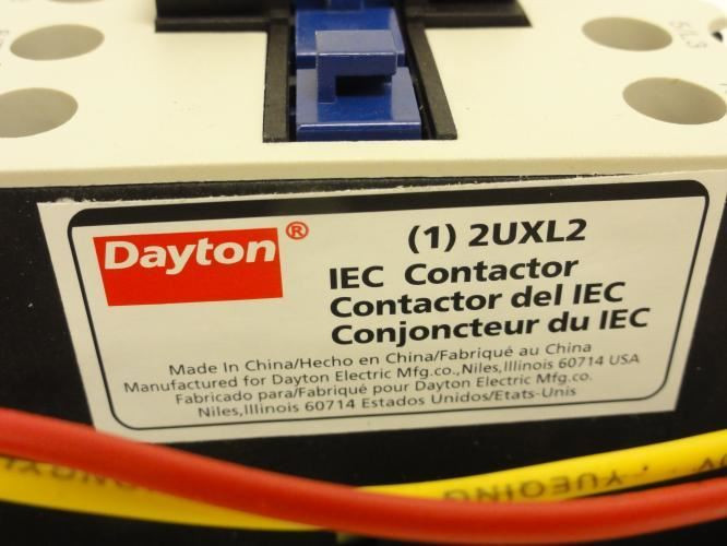 Dayton 2UXX4; Starter; 25A; 3P; 600V Max; Coil: 24V