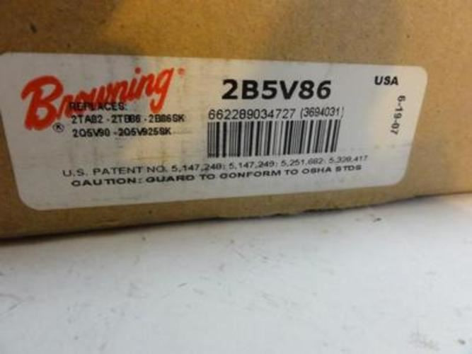 Browning 2L316; Pulley; 1/2" to 2-7/16" Shaft ID; 8.88" OD