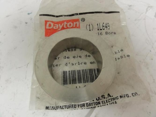Dayton 1L649; Stainless Steel Shaft Collar 1-11/16in  ID