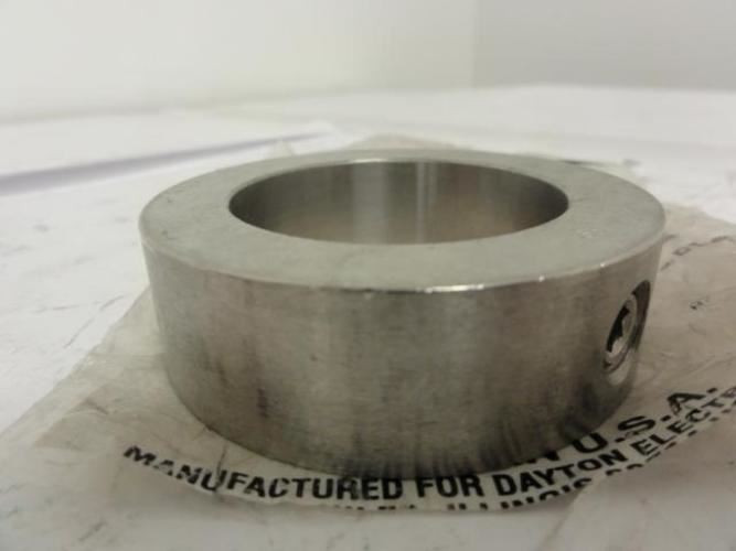 Dayton 1L649; Stainless Steel Shaft Collar 1-11/16in  ID