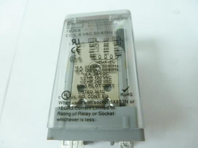 Dayton 1EJC8; Relay; 6VAC