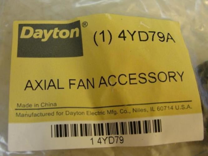 Dayton 4YD79A; Cordset; Axial Fan