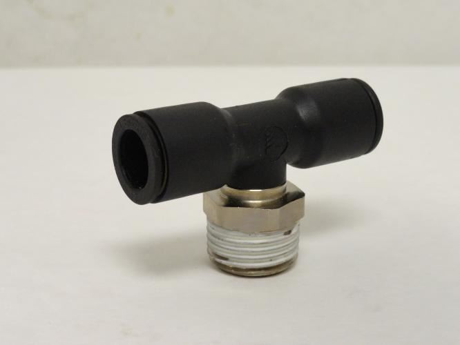 Legris 3108 12 21; Male Branch Tee; 12mm Tube x 1/2BSPT