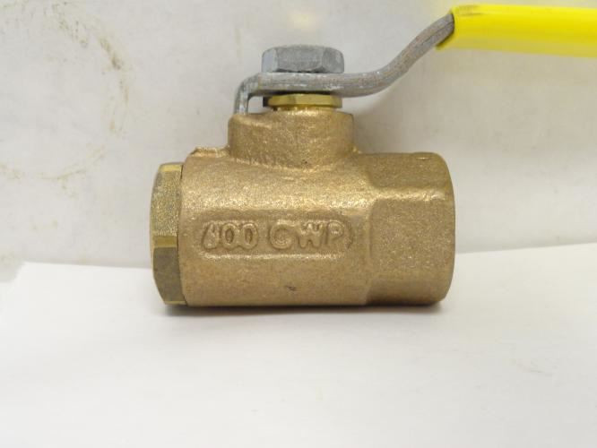 Dixon BBV150; Bronze Inline Ball Valve; 1/2FNPT; 600CWP