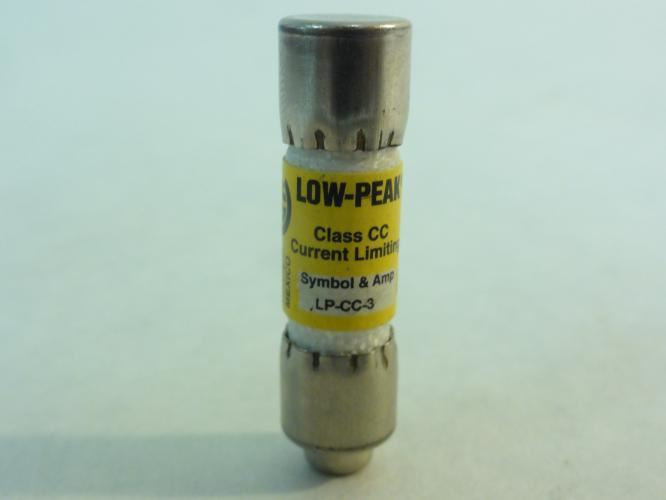 Bussmann LP-CC-3; Low-Peak Fuse; 3A; 600VAC