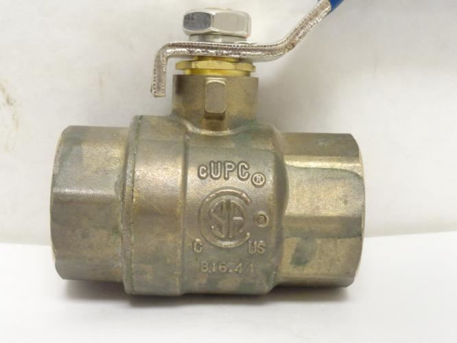 ProFitter 4205170; Lead-Free Forged Brass Ball Valve; 1FNPT