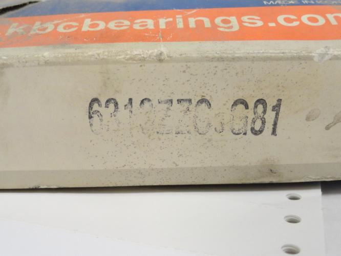 KBC 6313ZZ; Ball Bearing 65mm ID x 140mm OD x 33mm Wide