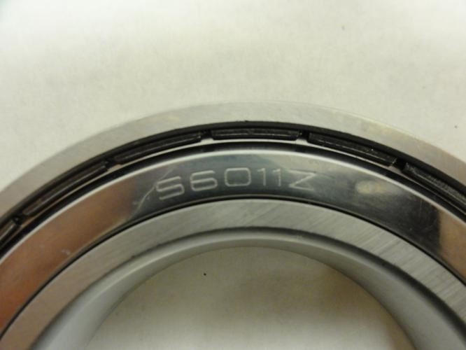 MFG- S6011Z; Ball Bearing; 55mm ID; 90mm OD; 18mm W