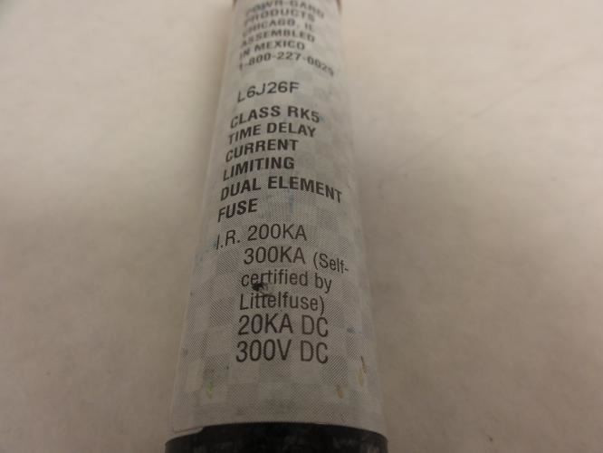 Littelfuse FLSR-50-ID; Fuse; Class RK5; 300VDC; 600VAC; 50A