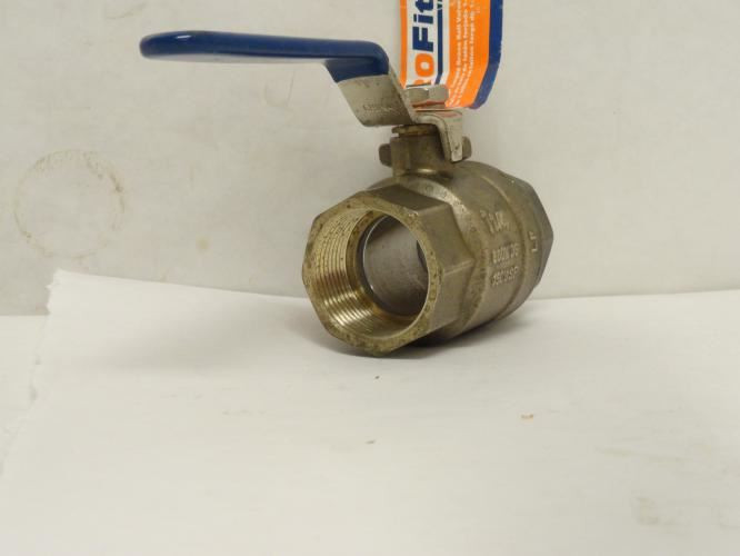 ProFitter 4205171; Lead-Free Forged Brass Ball Valve; 1-1/4FNPT