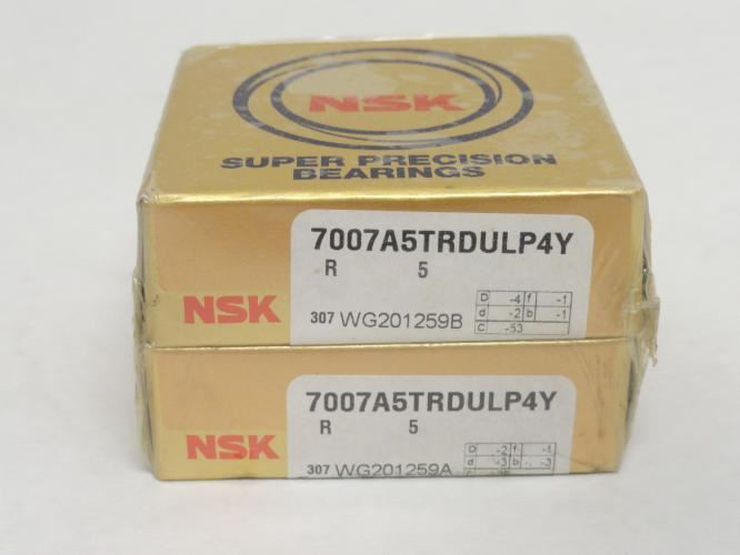 NSK 7007A5TRDULP4; Matched Set Precision Bearing 35mm ID