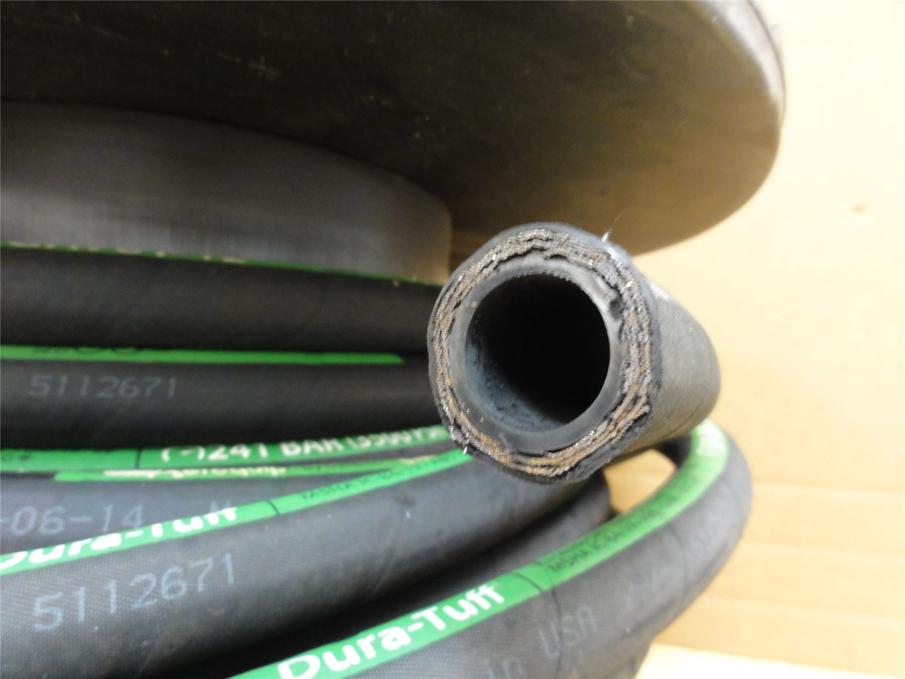 Eaton GH781-12R75; Lot-75; Hydraulic Hose 3/4"ID x 75' Long