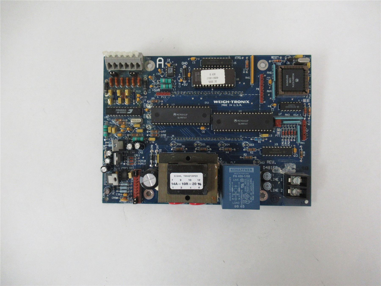 Weigh-Tronix D48168; Display Circuit Board Avery Weigh-Tronix