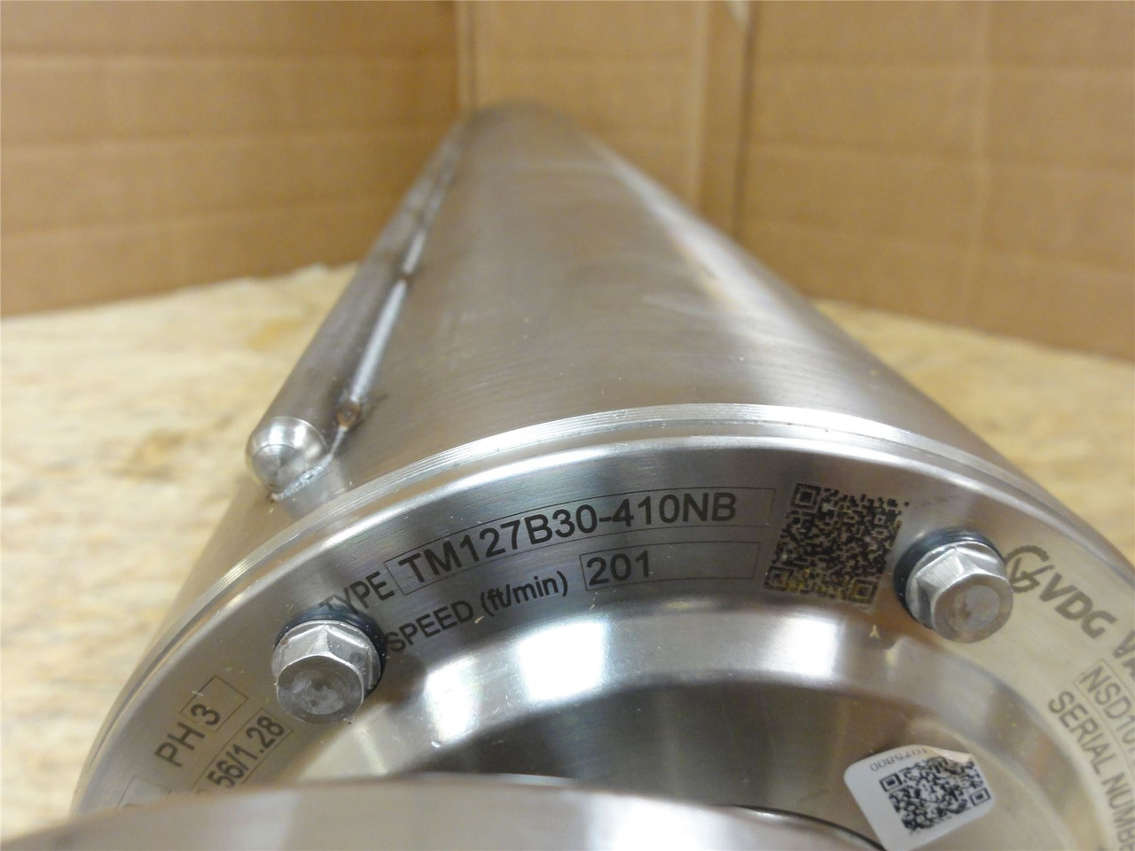 VanderGraaf TM127830410-T0002997; Drum Motor 24-7/8"L 201fpm