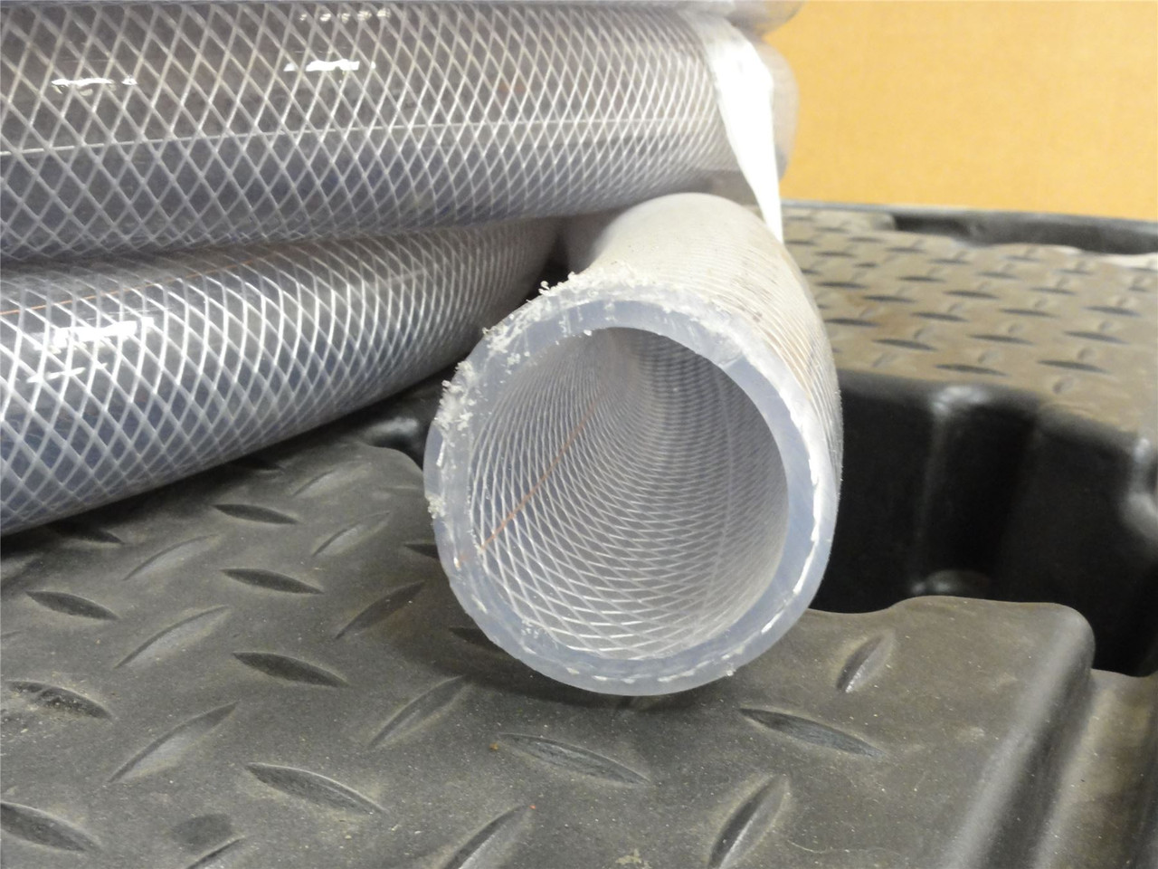 Mepsco B00111; Clear PVC Brine Hose; 2"OD x 63' Long