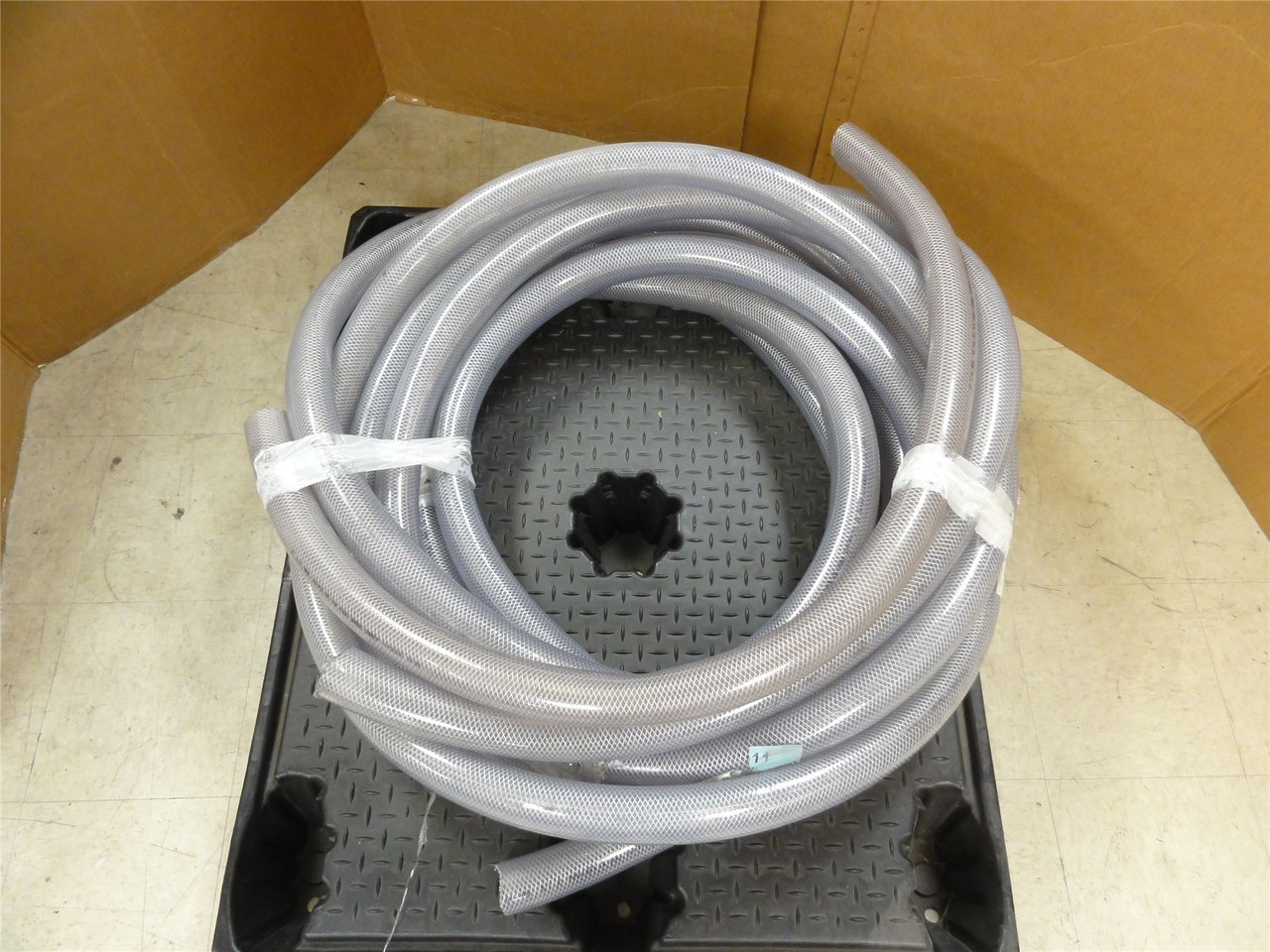 Mepsco B00111; Clear PVC Brine Hose; 2"OD x 63' Long