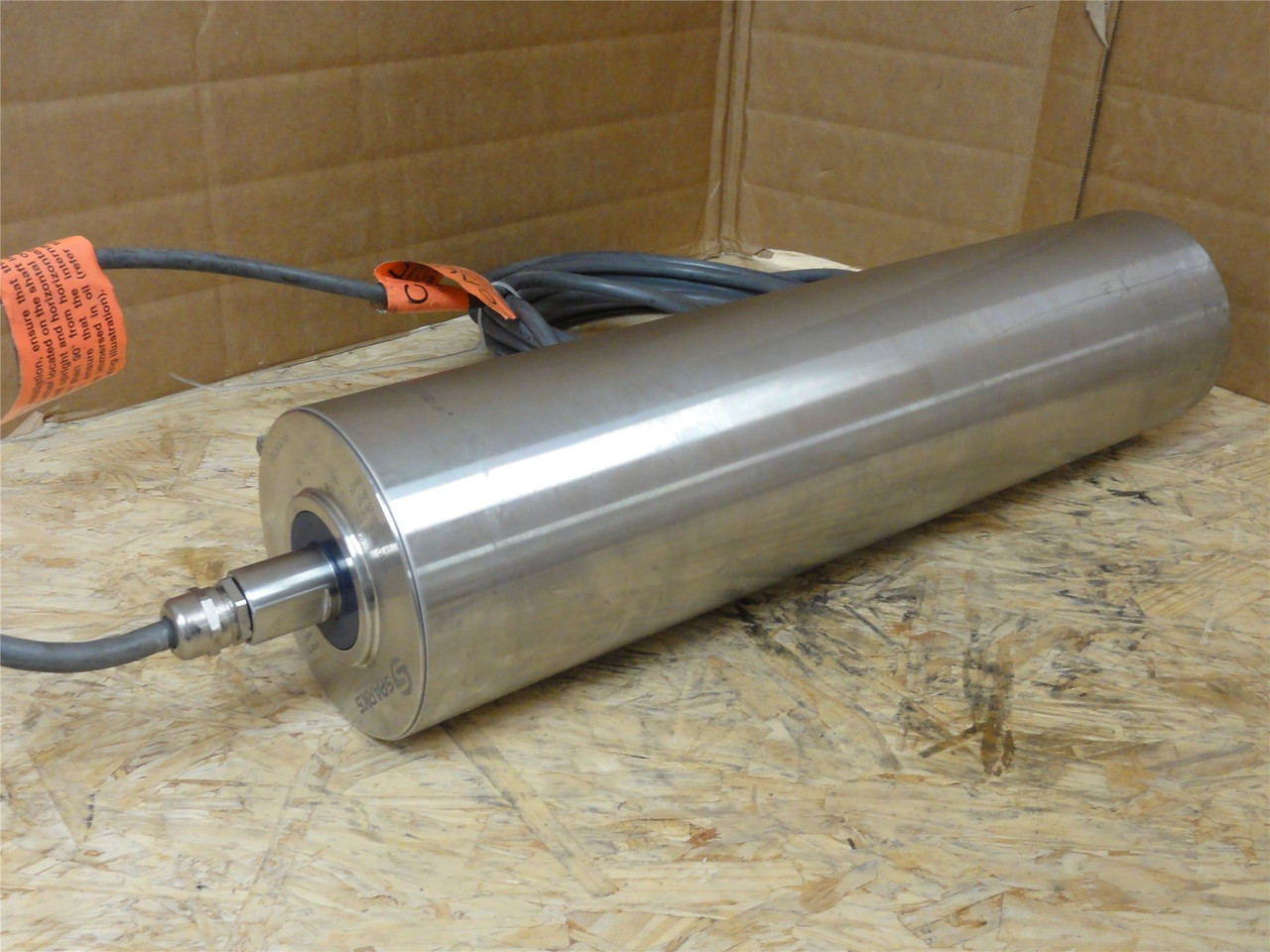 Sparks MDL-UNKN-252331; Drum Motor 17.72" L x 4.39"OD 71fpm