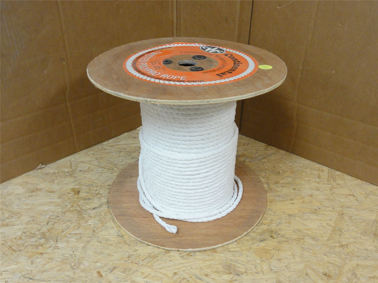Continental Western 301149; Polypro Rope; 3/8"OD x 400' Roll