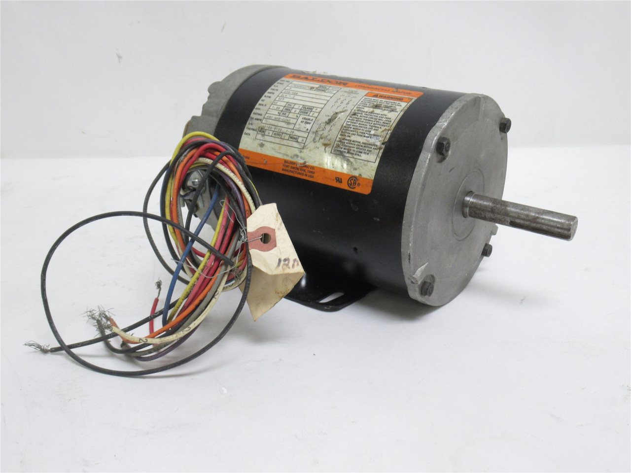 Baldor 17E886W27261; AC Motor; 1/2HP; 230/460V; 825RPM; 3Ph