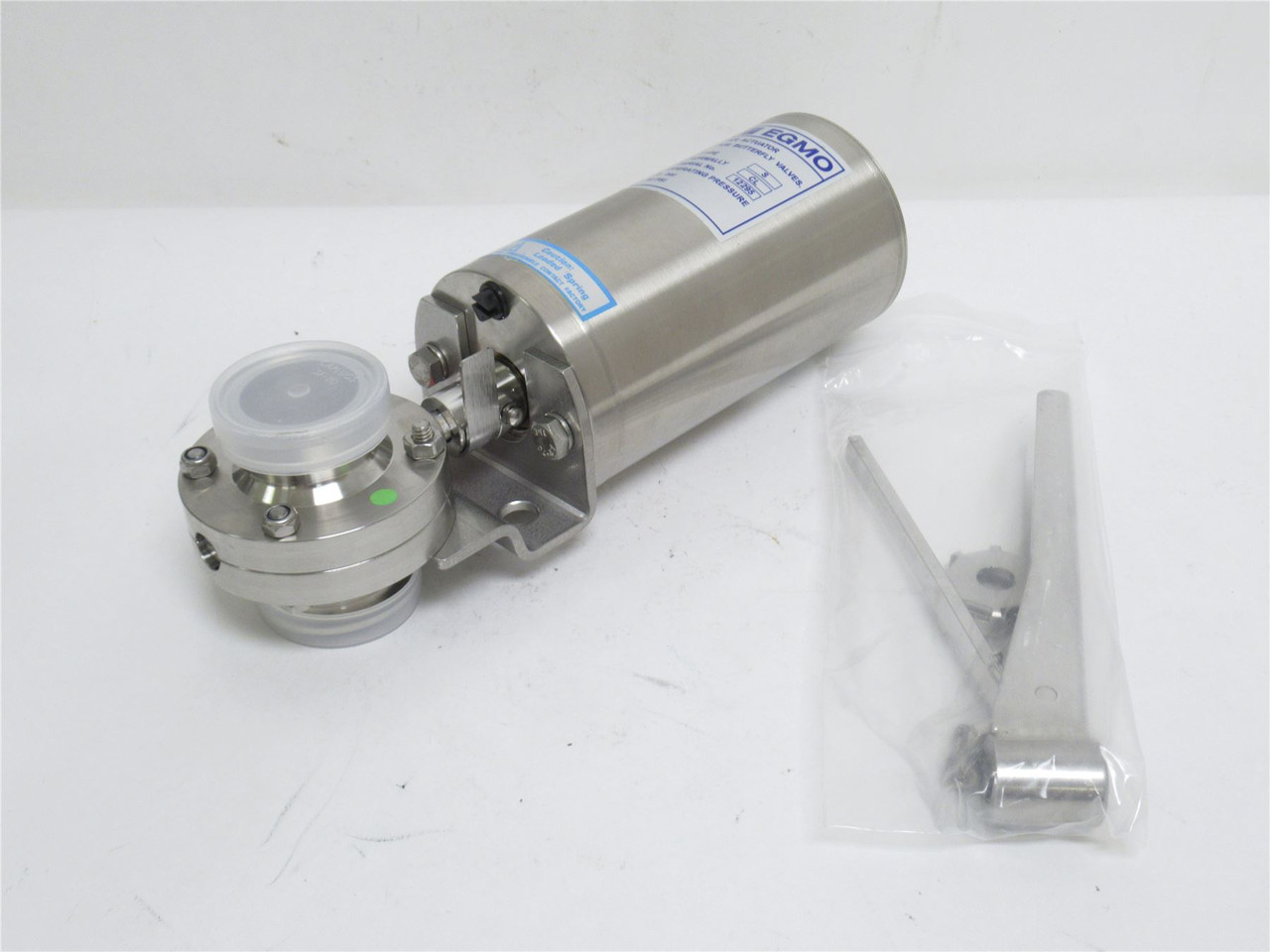 Cooling Applied 16604; Actuated Butterfly Valve; SS; 1-1/2"