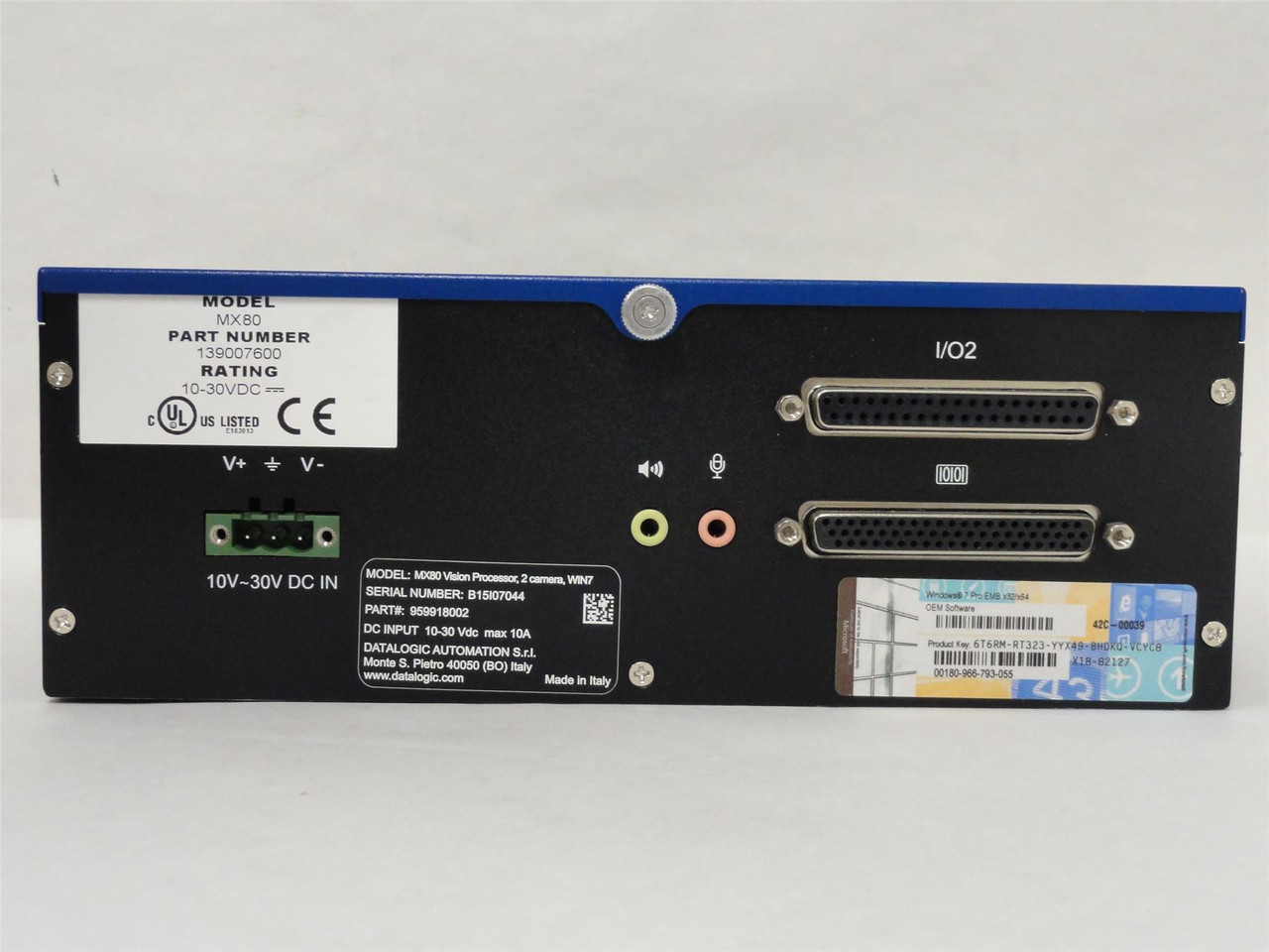 Datalogic 959918002; Vision Processor; MX80; 139007600