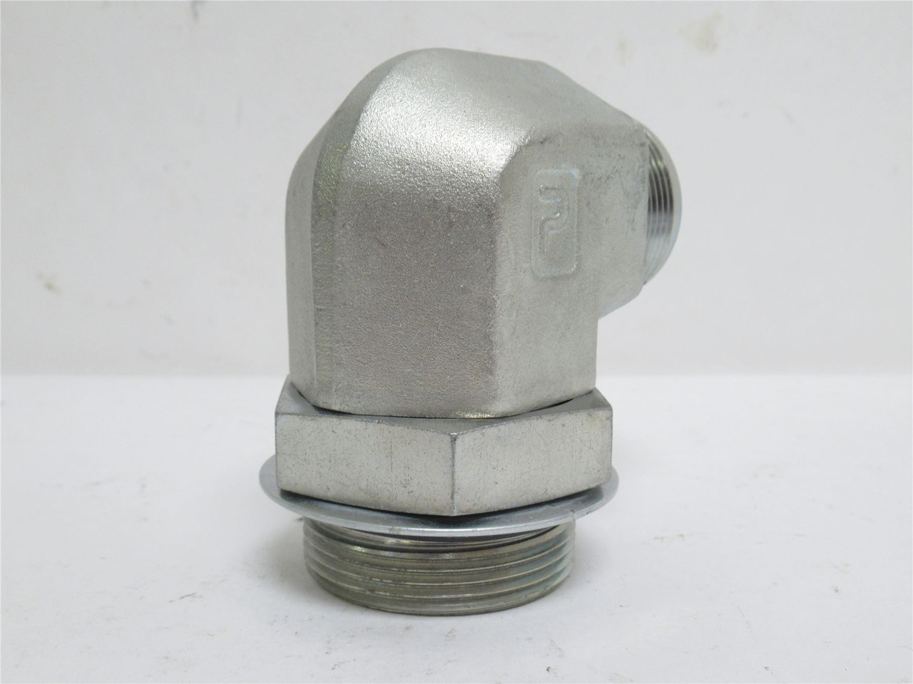 Parker 20-24 C5OX-S; Adaptor 90Deg Elbow 1-1/4JIC x 1-1/2Boss