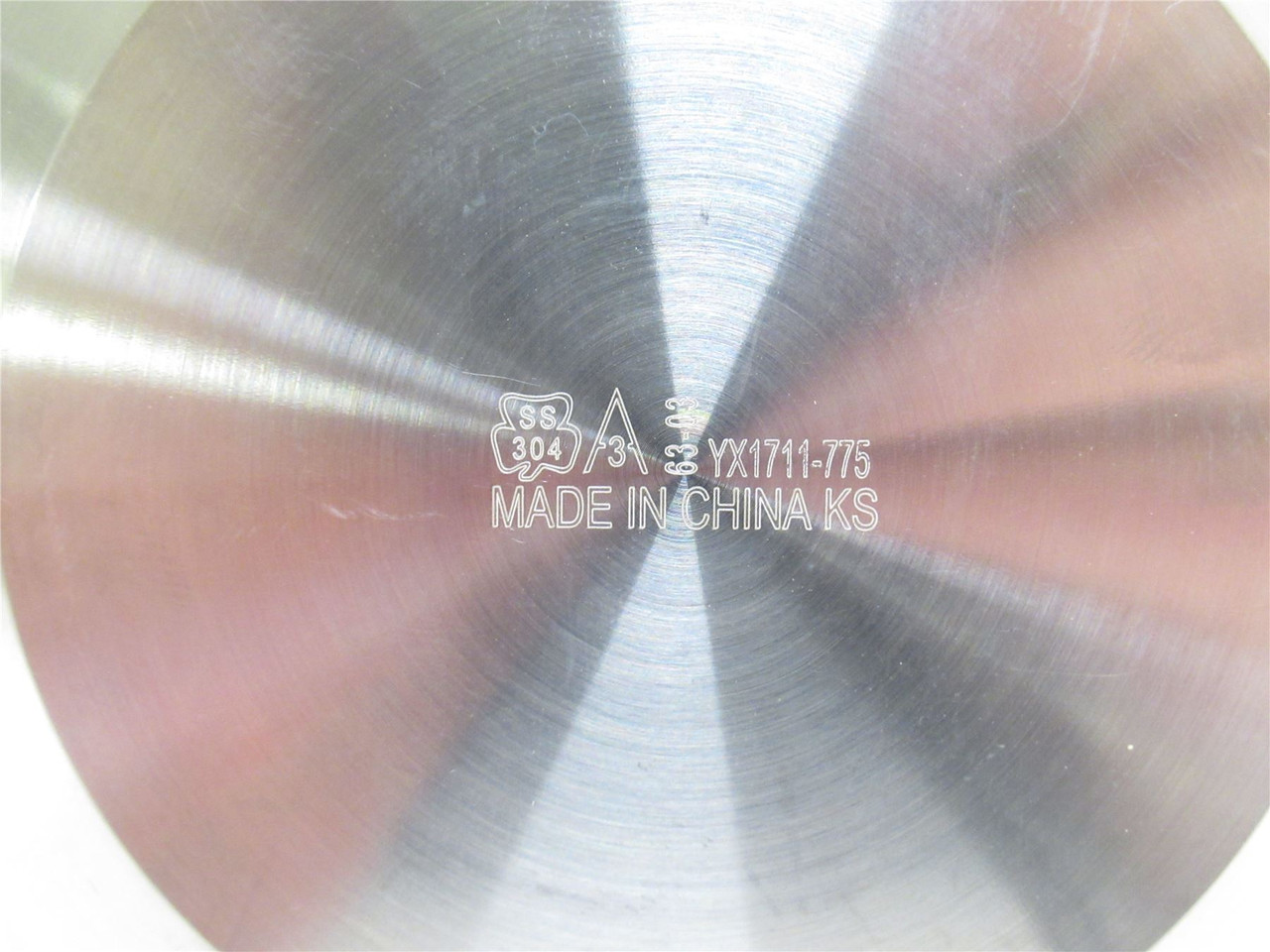 Tri-Clover 16AMP-3-304; Solid End Cap; SS-304; 3" Clamp