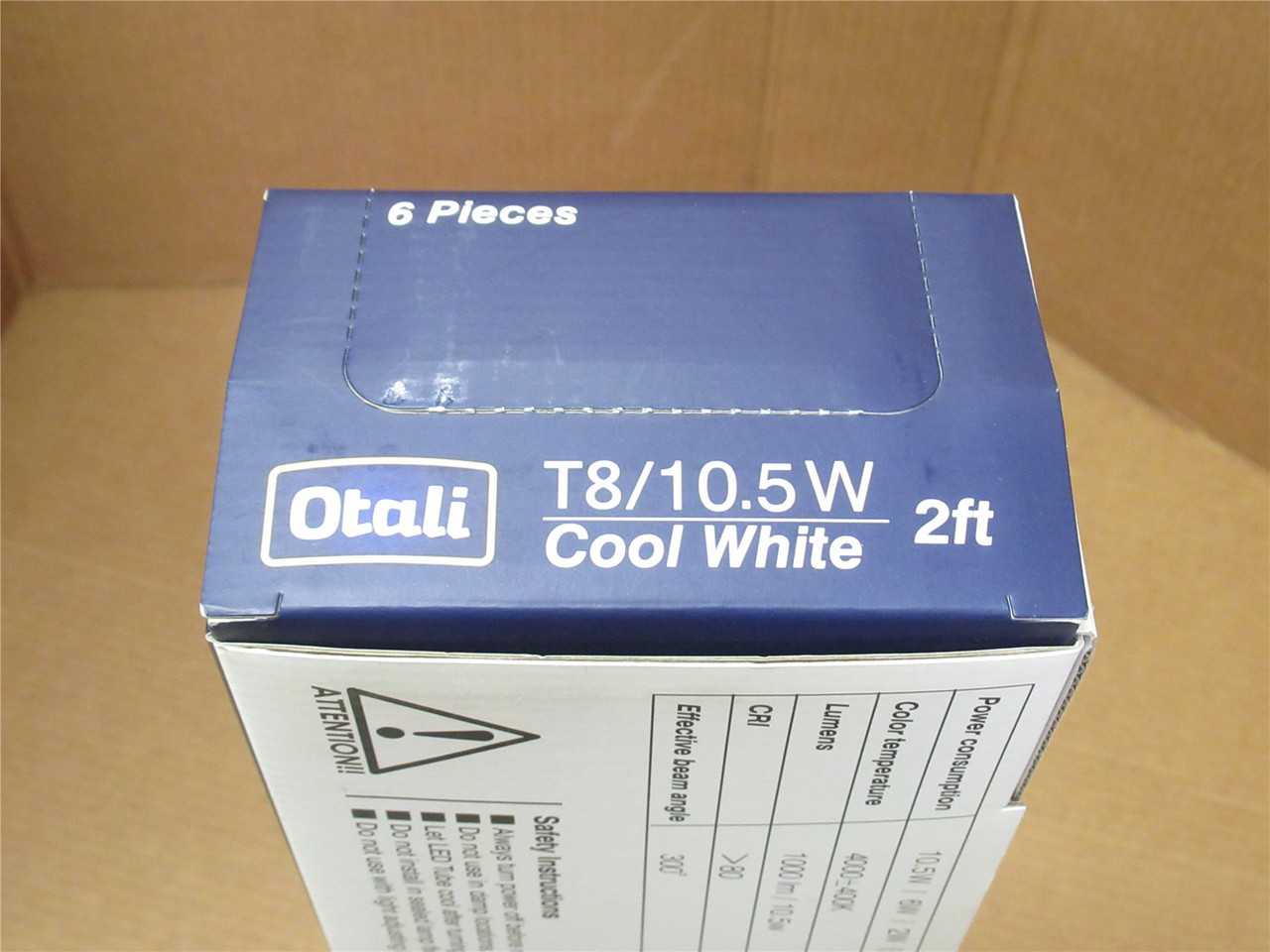 Otali T8/10.5W-2ft; Box-24 LED Bulbs 10.5W 2' Long Cool White