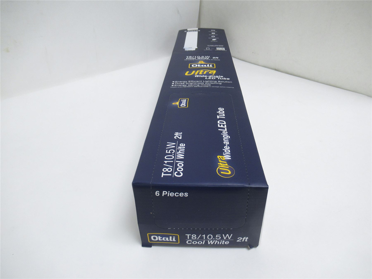 Otali T8/10.5W; Box-6 LED Bulbs 10.5W 2' Long Cool White