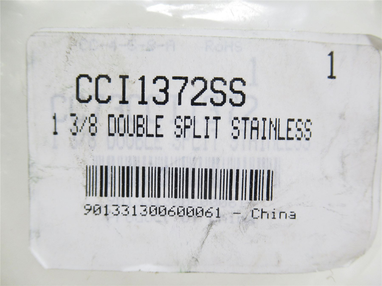 VC CCI1372SS; Shaft Collar; SS; 2-Piece; 1-3/8"ID; 2-1/4"OD
