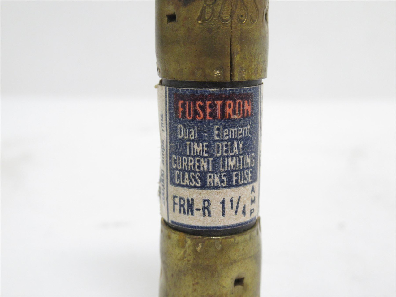 Bussmann FRN-R 1-1/4; Lot-5 Time Delay Fuses; 1-1/4A; 250VAC